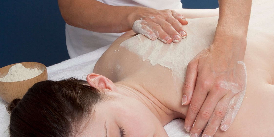 Powder massage